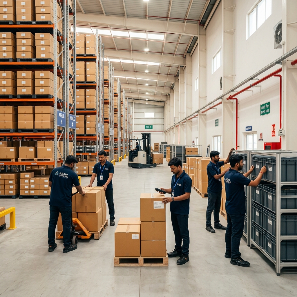 Premium CCTV-monitored storage warehouse in Gurgaon by CratoSpace